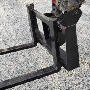 Fourche à palette sans attache 4000lbs pour excavatrice