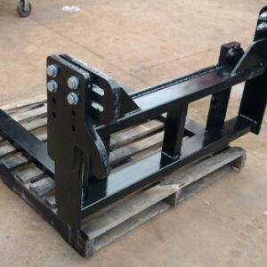 Fourche à palette 4000lbs pour installer sur lame d'excavatrice